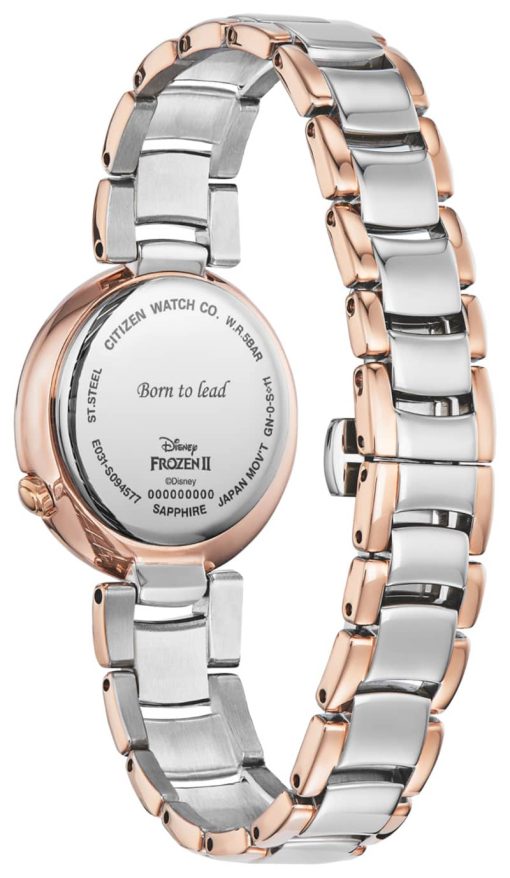 Citizen Eco-Drive Anna Disney Diamond Two-Tone Stainless Steel Watch, 31mm - Image 2