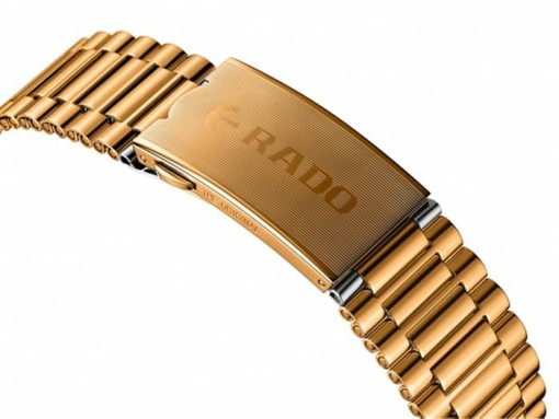 Rado The Original Automatic Gold-Tone Skeleton Dial PVD Stainless Watch, 35mm - Image 3