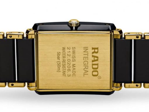 Rado Integral Quartz Black Dial Two-Tone Ceramic Watch, 31mm - Image 3