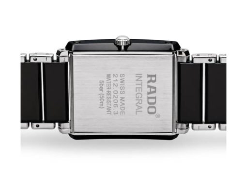 Rado Integral Quartz Black Dial Two-Tone Ceramic Watch, 31mm - Image 3