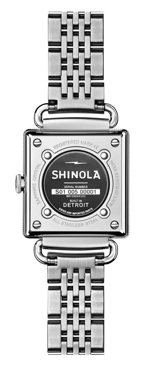 Shinola The Cass Mother-of-Pearl Dial Stainless Steel Watch, 28mm - Image 3