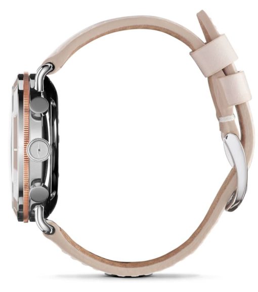 Shinola The Canfield Sport White Dial with Blush Leather Strap Watch, 40mm - Image 3