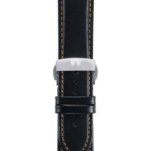 Tissot Couturier Quartz Powermatic 80 Black Dial Cow Leather Watch, 39mm - Image 2