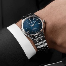 Baume & Mercier Clifton Automatic Chronometer Blue Gradient Dial Stainless Steel Watch, 40mm - Image 4