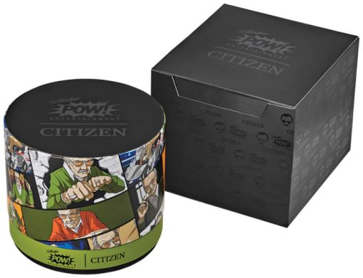 Citizen Eco-Drive Stan Lee Black Dial & Ion-Plated SS Bracelet Watch, 39mm - Image 4