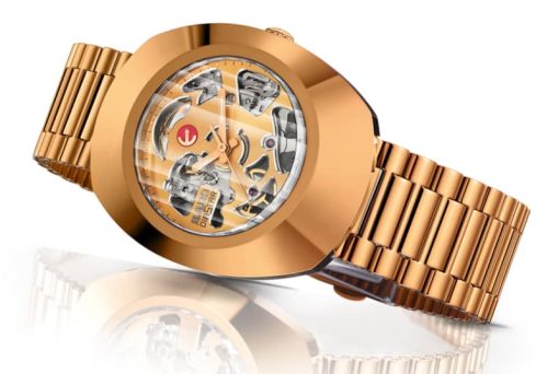 Rado The Original Automatic Gold-Tone Skeleton Dial PVD Stainless Watch, 35mm - Image 2