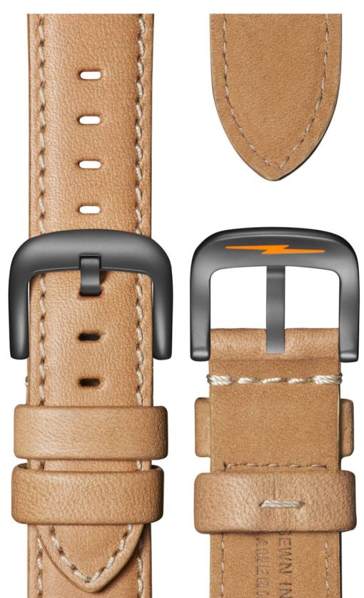 Shinola The Canfield Sport Gray Dial Natural Leather Strap Watch, 45mm - Image 4