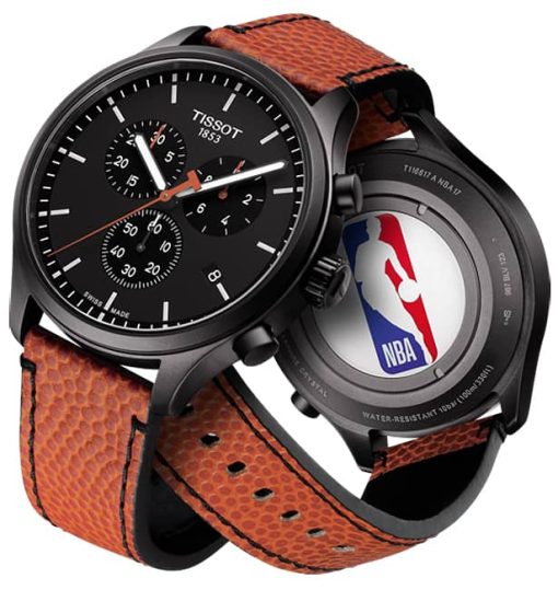 Tissot Chrono XL NBA Collector Black Dial Watch, 45mm - Image 4