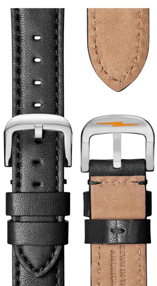 Shinola The Canfield Sport White Dial Black Leather Watch, 40mm - Image 4