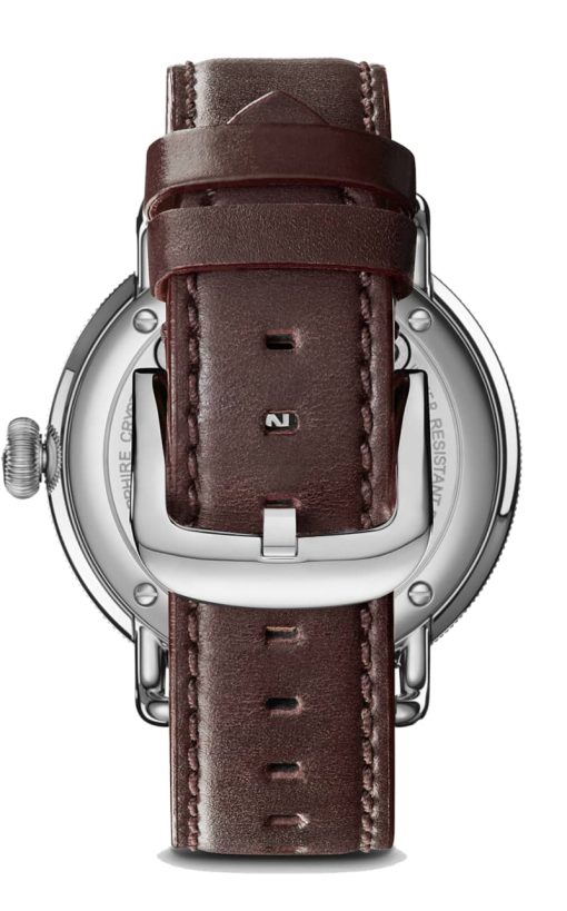 Shinola The Canfield Black Dial Leather Watch, 43mm - Image 5