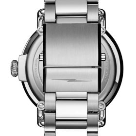 Shinola The Runwell Automatic Midnight Blue Dial Stainless Steel Watch, 39.5mm - Image 5