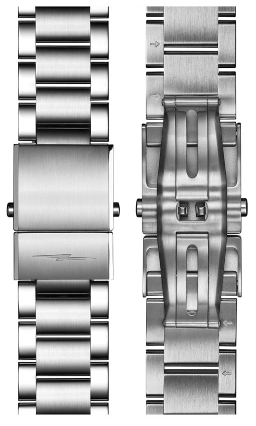 Shinola The Runwell Automatic Gunmetal Dial Stainless Steel Bracelet Watch, 45mm - Image 5