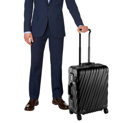 TUMI 19 Degree Aluminum Matte Black Continental Carry-On - Image 6