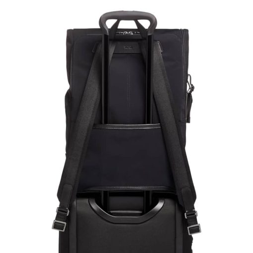 TUMI Harrison Black Osborn Roll Top Backpack - Image 6