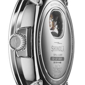 Shinola The Runwell Automatic Midnight Blue Dial Stainless Steel Watch, 39.5mm - Image 6