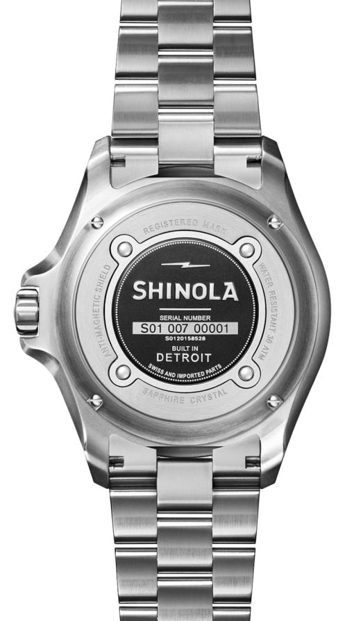 Shinola The Lake Ontario Monster Automatic 43mm Green Dial Mens Watch - Image 6