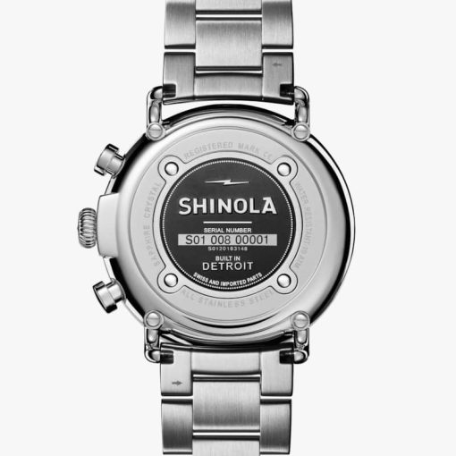 Shinola The Runwell Chrono 47mm Stainless Steel Mens Watch - Image 7