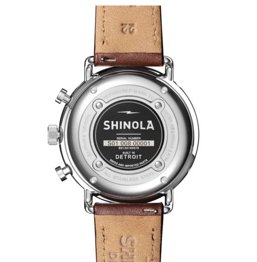 Shinola The Canfield Sport 45mm Midnight Blue Dial Mens Watch - Image 6