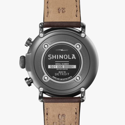 Shinola The Runwell 47mm Gray Dial Mens Watch - Image 5