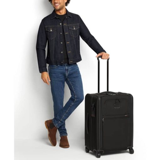 TUMI Alpha 3 Black/Gold Short Trip Expandable 4 Wheeled Packing Case - Image 7