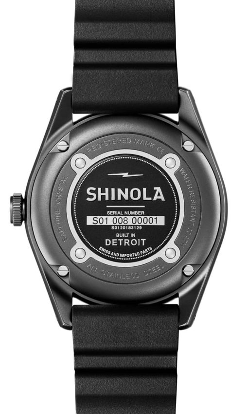 Shinola The Duck Gunmetal 42mm Mens Watch - Image 7