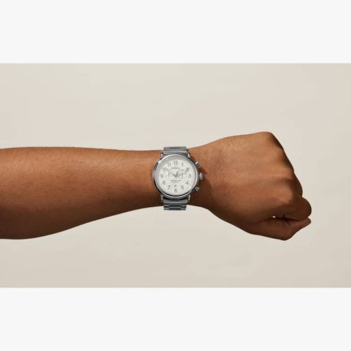 Shinola The Runwell Chrono 47mm Stainless Steel Mens Watch - Image 8