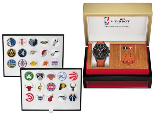 Tissot Chrono XL NBA Collector Black Dial Watch, 45mm - Image 7