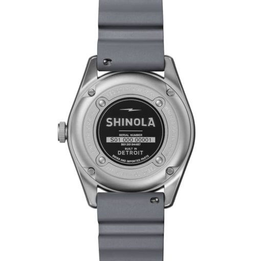 Shinola The Duck 42mm Cool Gray Watch - Image 8
