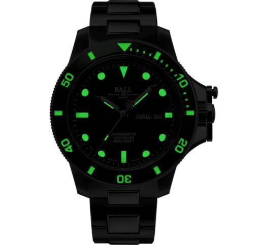 Ball Engineer Hydrocarbon Original Green Dial Stainless Steel Watch, 43mm - Image 2