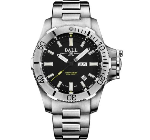 Ball Engineer Hydrocarbon Submarine Warfare Black Dial Stainless Steel Watch, 42mm