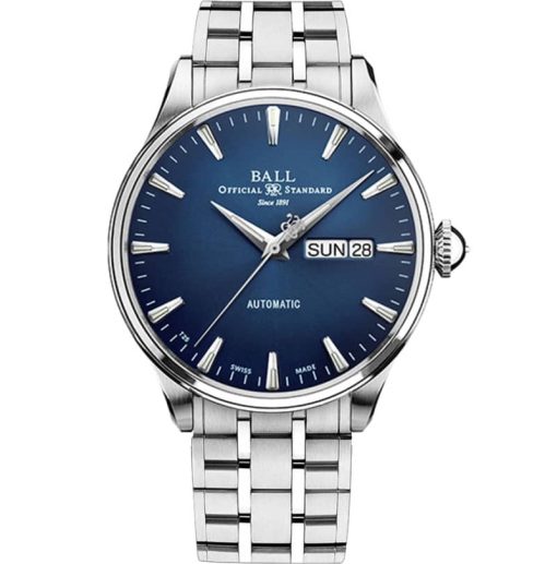 Ball Trainmaster Eternity Blue Dial Stainless Steel Watch, 39.5mm