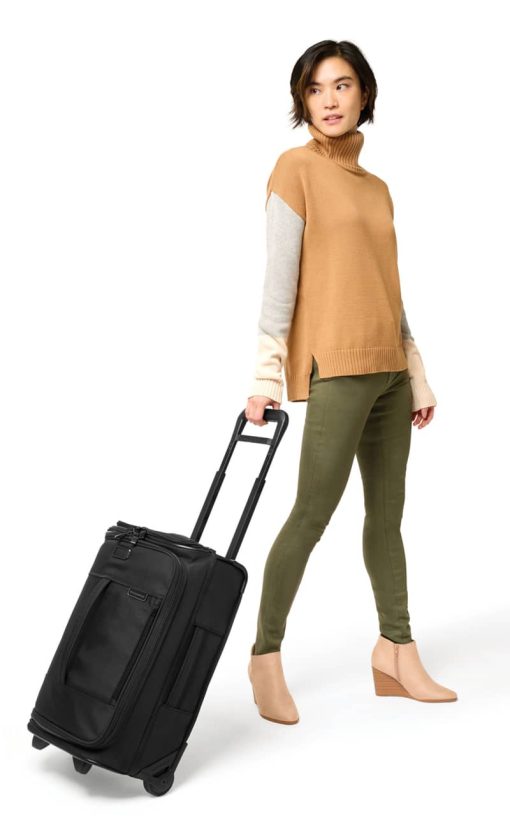 Briggs & Riley Baseline Black Global 2-Wheel Carry-On Duffle - Image 11