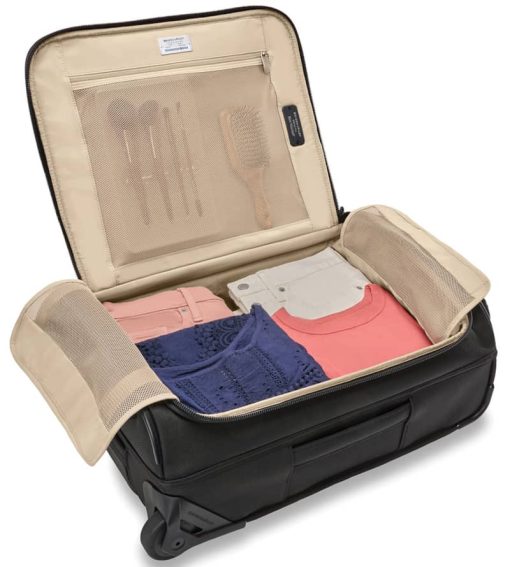 Briggs & Riley Baseline Black Global 2-Wheel Carry-On Duffle - Image 2
