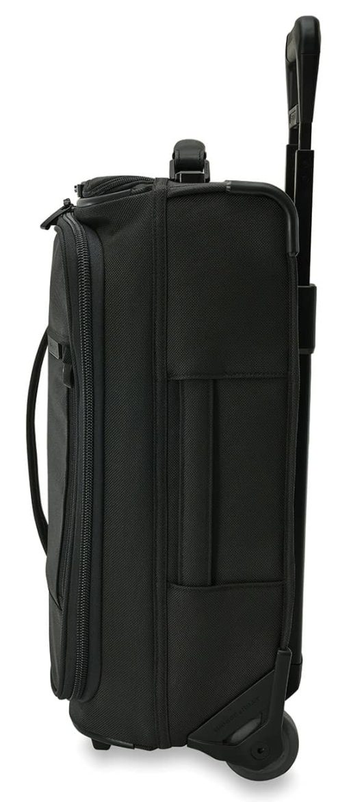 Briggs & Riley Baseline Black Global 2-Wheel Carry-On Duffle - Image 8