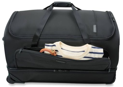 Briggs & Riley Baseline Black Large 2-Wheel Duffle - Image 4