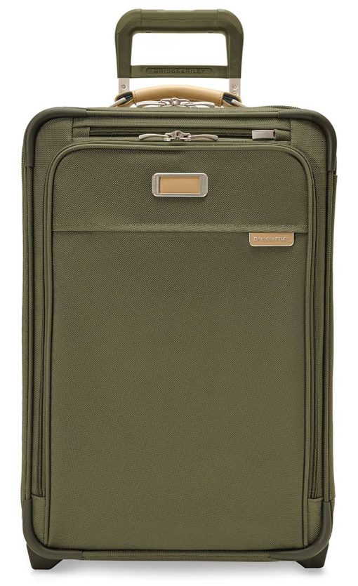 Briggs & Riley Baseline Olive Essential 2-Wheel Carry-On