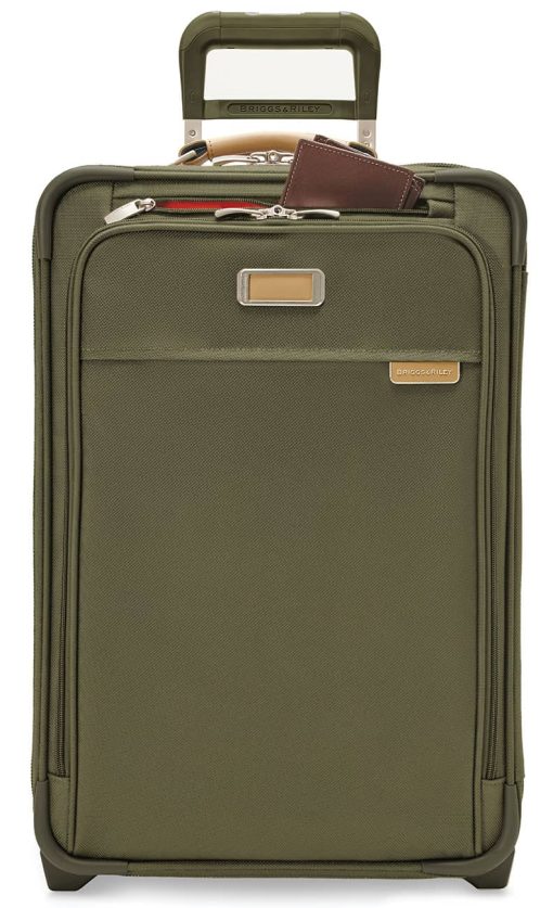 Briggs & Riley Baseline Olive Essential 2-Wheel Carry-On - Image 5