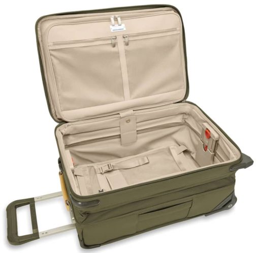 Briggs & Riley Baseline Olive Essential 2-Wheel Carry-On - Image 4