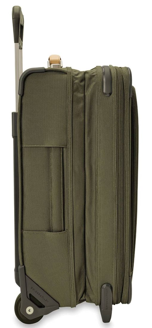 Briggs & Riley Baseline Olive Essential 2-Wheel Carry-On - Image 9