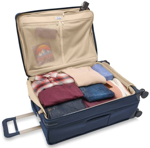 Briggs & Riley Baseline Navy Large Expandable Spinner - Image 2