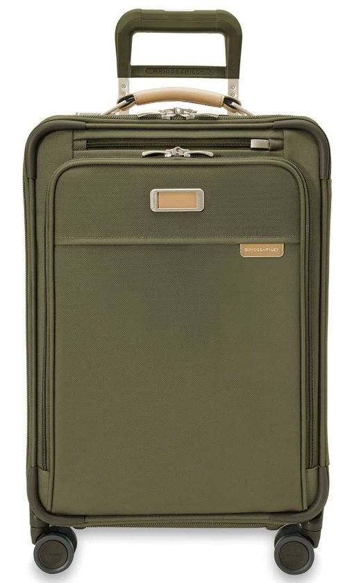 Briggs & Riley Baseline Olive Essential Carry-On Spinner