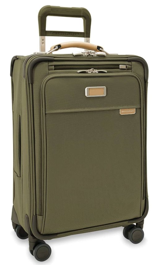 Briggs & Riley Baseline Olive Essential Carry-On Spinner - Image 6