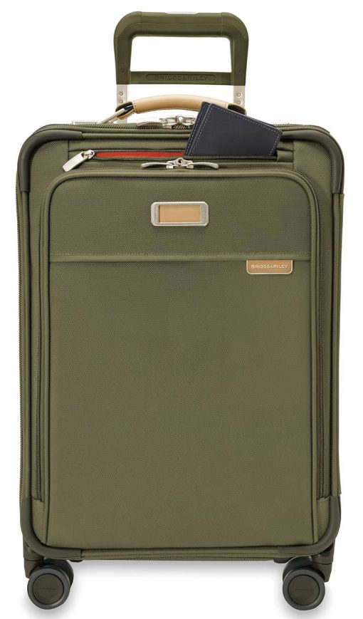 Briggs & Riley Baseline Olive Essential Carry-On Spinner - Image 5
