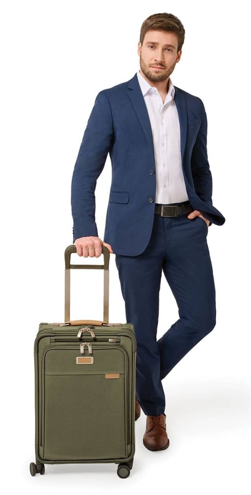 Briggs & Riley Baseline Olive Essential Carry-On Spinner - Image 15