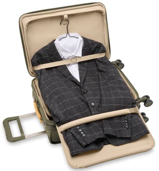 Briggs & Riley Baseline Olive Essential Carry-On Spinner - Image 3