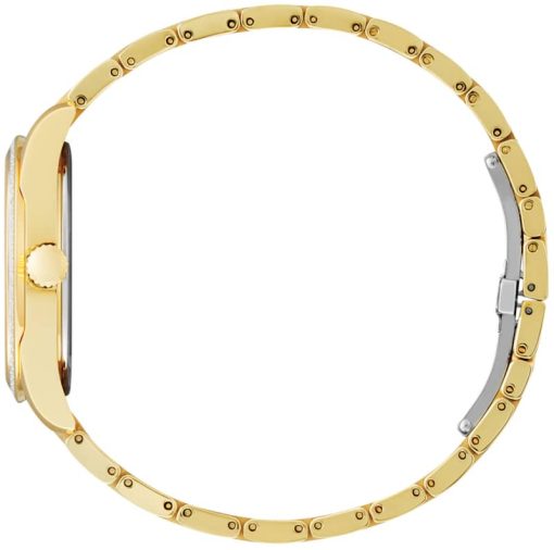 Citizen Arezzo Gold-Tone Stainless Steel Watch, White Dial, 32mm - Image 2