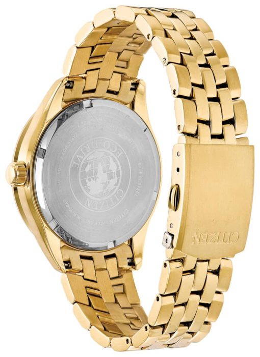Citizen Eco-Drive Gold-Tone Diamond Corso Mens Watch - Image 3