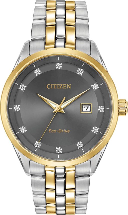 Citizen Eco-Drive Two-Tone Diamond Corso Mens Watch