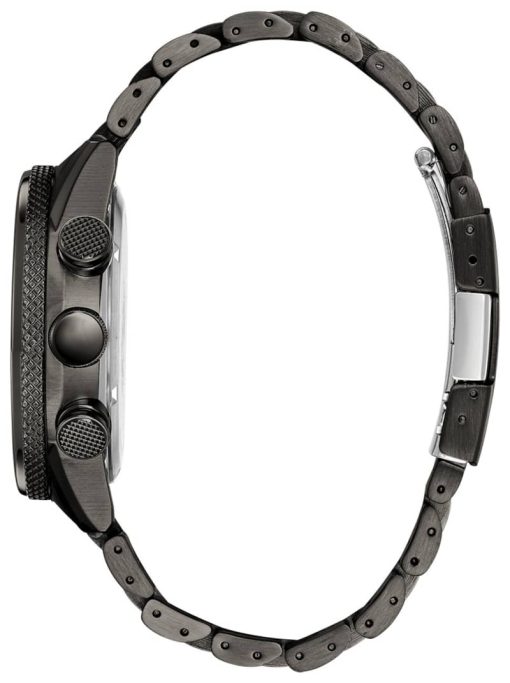 Citizen Eco-Drive Nighthawk Grey Stainless Steel Mens Watch - Image 2