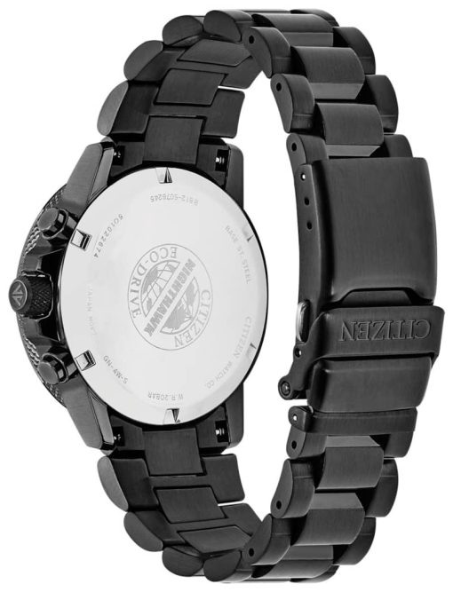Citizen Eco-Drive Black Nighthawk Mens Watch - Image 3